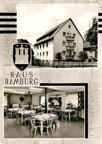 AK / Ansichtskarte Bad Oeynhausen Haus Hamburg Hotel Restaurant Kat. Bad Oeynhausen