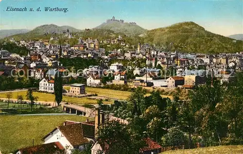 AK / Ansichtskarte Eisenach Thueringen Panorama Kat. Eisenach