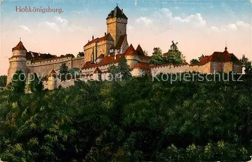 AK / Ansichtskarte Hohkoenigsburg Haut Koenigsbourg Schloss Kat. Orschwiller