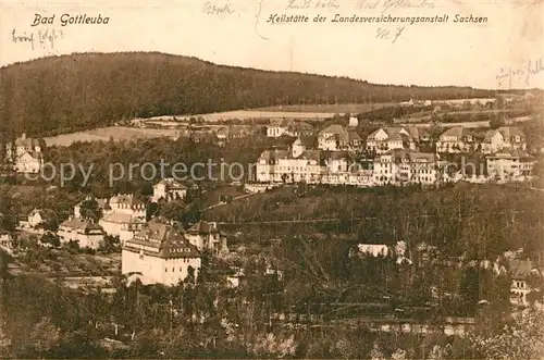 AK / Ansichtskarte Bad Gottleuba Berggiesshuebel Heilstaette Landesversicherungsanstalt Sachsen Kat. Bad Gottleuba Berggiesshuebel