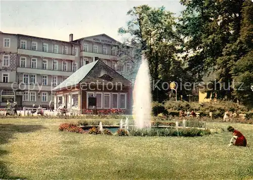 AK / Ansichtskarte Bad Harzburg Hotel Victoria Leuchtfontaene Kat. Bad Harzburg