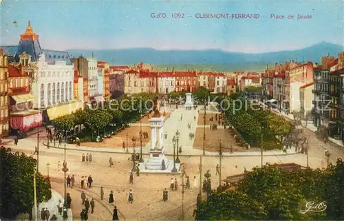 AK / Ansichtskarte Clermont Ferrand Puy de Dome Place de Jaude Monument Kat. Clermont Ferrand