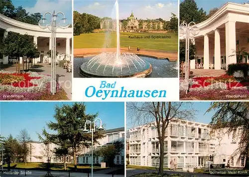 AK / Ansichtskarte Bad Oeynhausen Wandelhalle Gollwitzer Meier Klinik Herforder Strasse Kat. Bad Oeynhausen