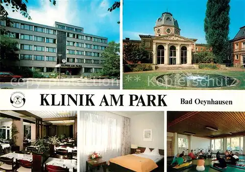 AK / Ansichtskarte Bad Oeynhausen Klinik am Park Kat. Bad Oeynhausen