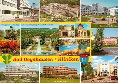 AK / Ansichtskarte Bad Oeynhausen Spielcasino Kurhaus Berolina Klinik Kat. Bad Oeynhausen