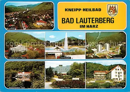 AK / Ansichtskarte Bad Lauterberg Kurpark Hotel Panoramic Kurheim Gollee  Kat. Bad Lauterberg im Harz