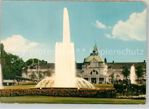 AK / Ansichtskarte Bad Oeynhausen Leuchtfontaene Kurhaus Kat. Bad Oeynhausen