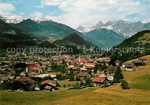 AK / Ansichtskarte Schruns Vorarlberg TschaggunsGolm Zimba Vandanser Steinwand  Kat. Schruns