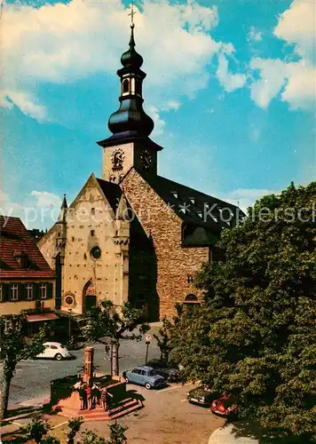 AK / Ansichtskarte Ruedesheim Rhein Katholische Pfarrkirche St. Jakobus  Kat. Ruedesheim am Rhein