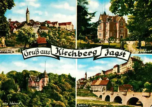 AK / Ansichtskarte Kirchberg Jagst Villa Schoeneck Schloss  Kat. Kirchberg an der Jagst