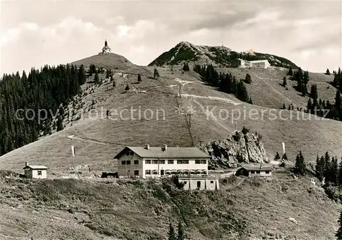 AK / Ansichtskarte Rottach Egern Wallberghaus Kircherlhang Lift Wallberggipfel  Kat. Rottach Egern