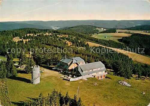 AK / Ansichtskarte Furtwangen Berggasthof zum Brendturm Fliegeraufnahme Kat. Furtwangen im Schwarzwald