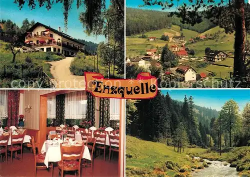 AK / Ansichtskarte Gompelscheuer Hotel garni Enzquelle  Kat. Enzkloesterle