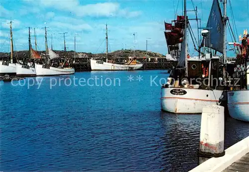 AK / Ansichtskarte Hvide Sande Fischerboote  Kat. Daenemark