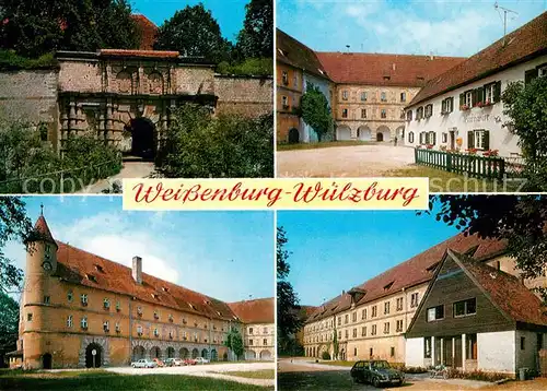 AK / Ansichtskarte Weissenburg Bayern Wuelzburg Details Kat. Weissenburg i.Bay.
