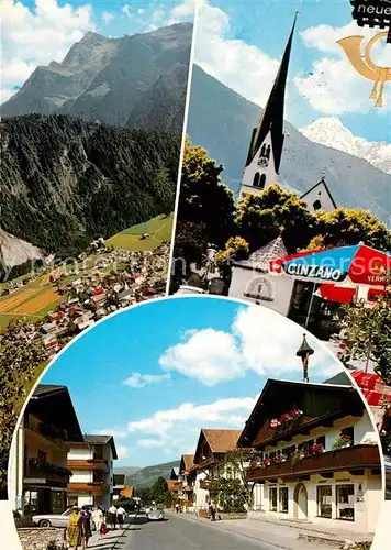 AK / Ansichtskarte Mayrhofen Zillertal Ahornspitze Dorfplatz Tristner Strassenpartie Kat. Mayrhofen