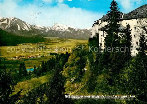 AK / Ansichtskarte Hollenburg Kaernten mit Rosental und Karawanken