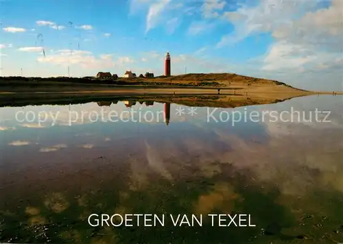 AK / Ansichtskarte Texel Leuchtturm Fliegeraufnahme Kat. Niederlande