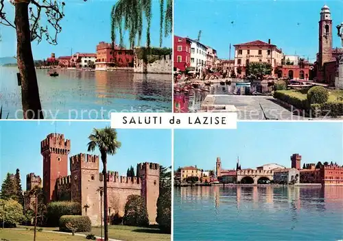 AK / Ansichtskarte Lazise Lago di Garda Teilansichten Castell Kat. Lazise
