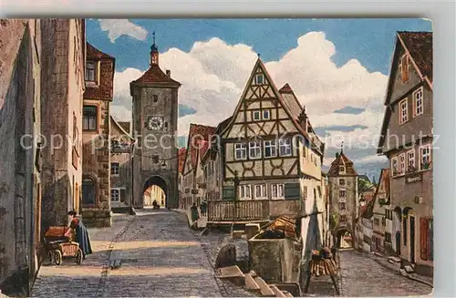 AK / Ansichtskarte Verlag Wiedemann WIRO Nr. 2371 A Rothenburg Tauber Ploenlein  Kat. Verlage