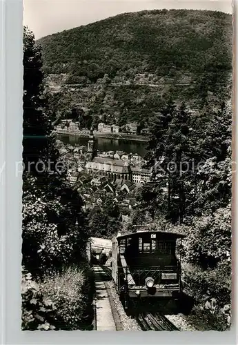 AK / Ansichtskarte Bergbahn Koenigstuhl Heidelberg  Kat. Bergbahn