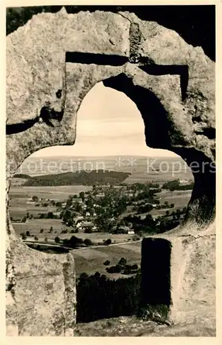 AK / Ansichtskarte Kleinbobritzsch Burgruine Frauenstein Erzgebirge Kat. Frauenstein Sachsen