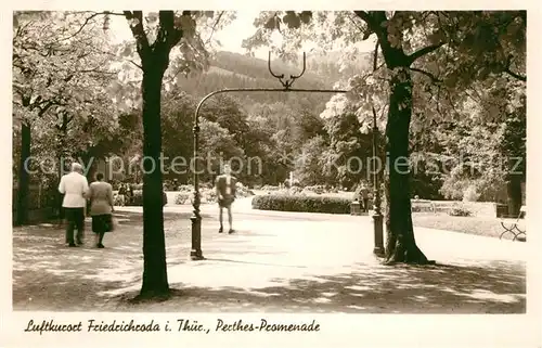 AK / Ansichtskarte Friedrichroda Perthes Promenade Luftkurort Kat. Friedrichroda