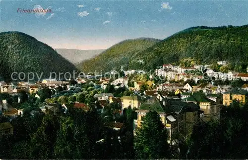 AK / Ansichtskarte Friedrichroda Stadtpanorama Kat. Friedrichroda