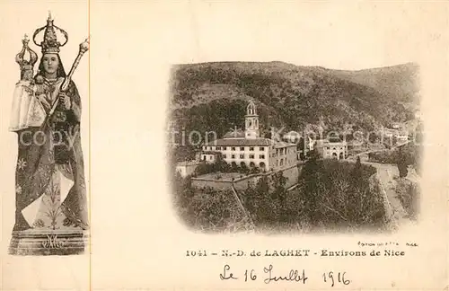 AK / Ansichtskarte Notre Dame de Laghet Le Monastere