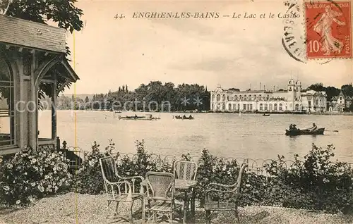 AK / Ansichtskarte Enghien les Bains Le Lac et le Casino Kat. Enghien les Bains