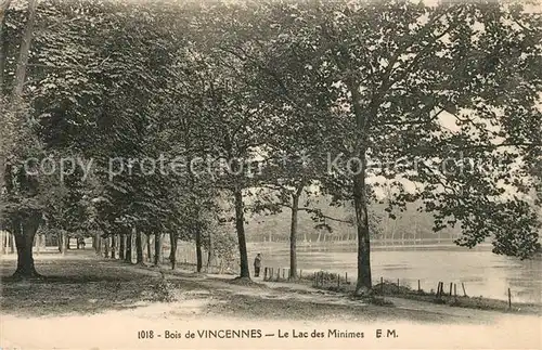 AK / Ansichtskarte Bois de Vincennes Le Lac des Minimes