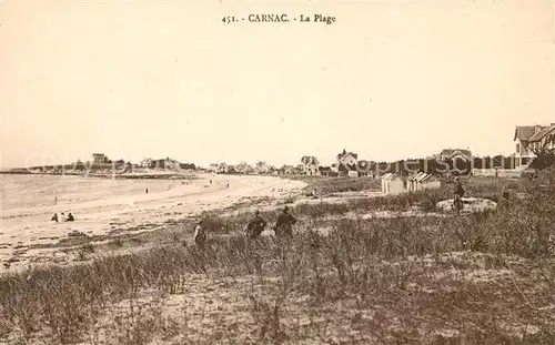 AK / Ansichtskarte Carnac Morbihan La Plage