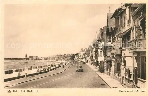 AK / Ansichtskarte La Baule Atlantique Boulevard d Armor Plage Kat. La Baule Escoublac