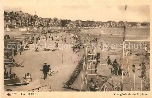 AK / Ansichtskarte La Baule Atlantique Vue generale de la plage Kat. La Baule Escoublac