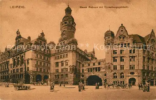 AK / Ansichtskarte Leipzig Neues Rathaus Verwaltungsgebaeude Kat. Leipzig