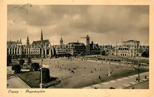 AK / Ansichtskarte Leipzig Augustusplatz Kat. Leipzig