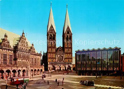 AK / Ansichtskarte Bremen Rathaus Dom Haus der Buergerschaft Kat. Bremen