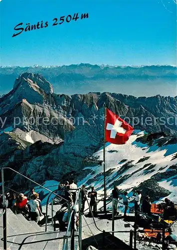 AK / Ansichtskarte Saentis AR Rotsteinpass Altmann Tiroler Alpen  Kat. Saentis