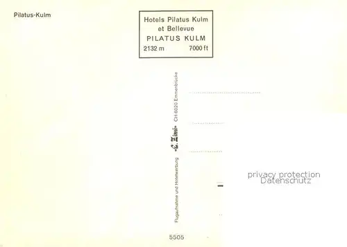AK / Ansichtskarte Pilatus Kulm Fliegeraufnahme Hotel  Kat. Pilatus Kulm