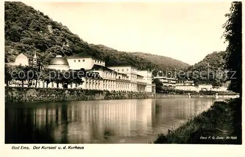 AK / Ansichtskarte Bad Ems Kurhaus Lahnpartie Kat. Bad Ems