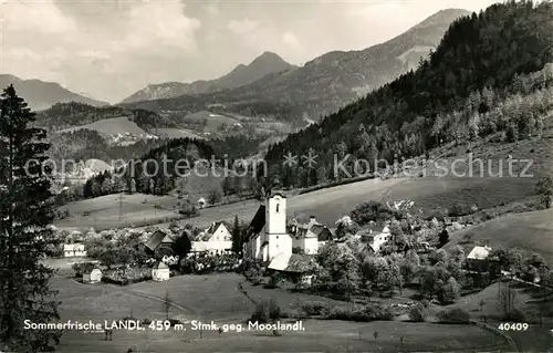 AK / Ansichtskarte Landl Steiermark mit Mooslandl