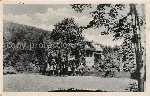 AK / Ansichtskarte Bad Reinerz Niederschlesien Res Lazarett Sudetenland Kat. 