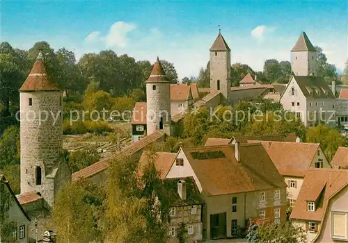 AK / Ansichtskarte Dinkelsbuehl Stadtmauer Tuerme Kat. Dinkelsbuehl