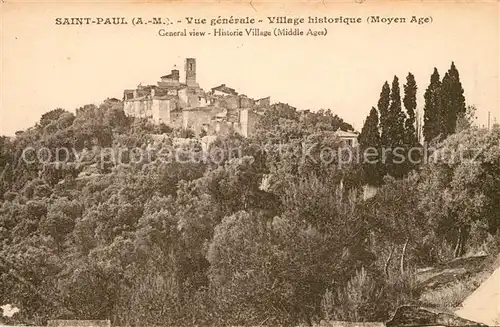 AK / Ansichtskarte Saint Paul Cote d Azur Village historique