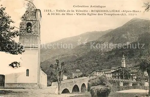 AK / Ansichtskarte Roquebilliere Eglise des Templiers Kat. Roquebilliere