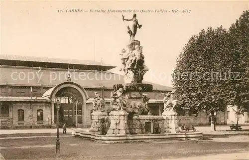 AK / Ansichtskarte Tarbes Fontaine des Quatre Vallees Kat. Tarbes