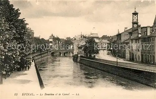 AK / Ansichtskarte Epinal Vosges Canal Boudiou Kat. Epinal