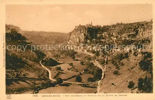 AK / Ansichtskarte Rocamadour Route de Cahors Kat. Rocamadour