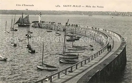 AK / Ansichtskarte Saint Malo Ille et Vilaine Bretagne Mole des Noires Kat. Saint Malo