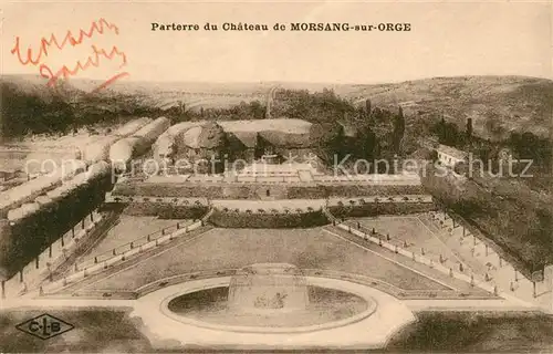 AK / Ansichtskarte Morsang sur Orge Parterre du Chateau Kat. Morsang sur Orge